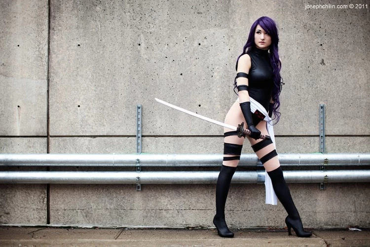 Assorted X-Men Psylocke Cosplay