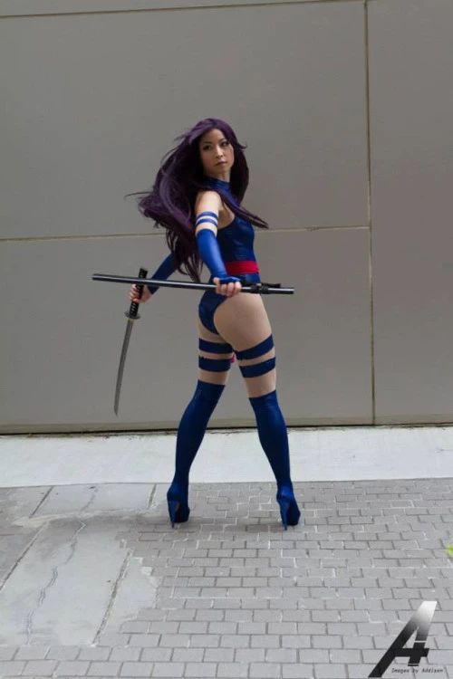 Assorted X-Men Psylocke Cosplay