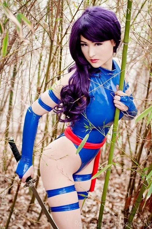 Assorted X-Men Psylocke Cosplay