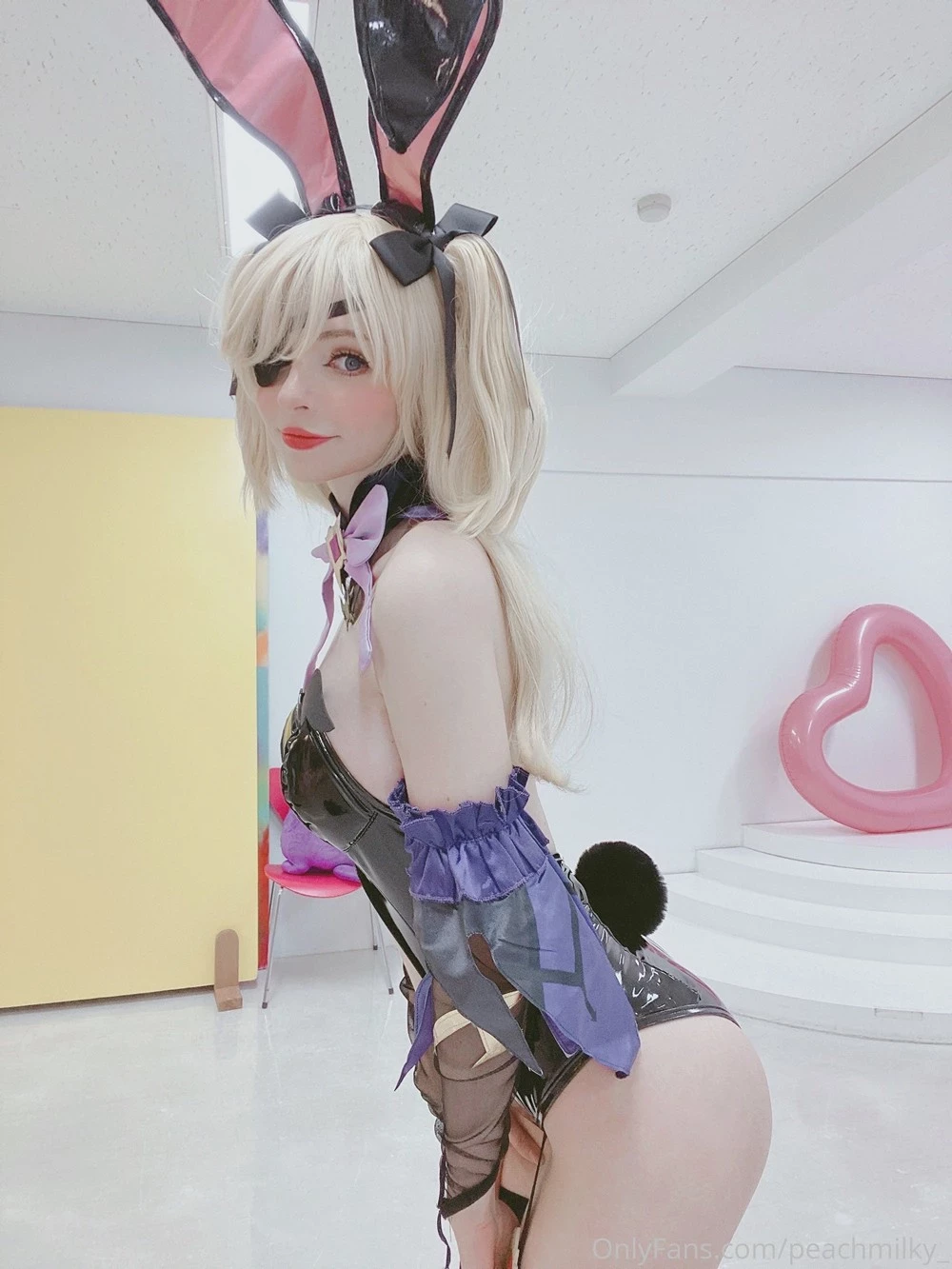 Peachmilky Fischl Playboy Bunny Genshin Impact