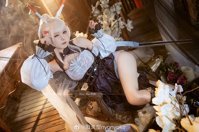 碧藍航線綾波 柚 黯然禮服cos cn菠蘿 陽炎型nyonyoko [16P]