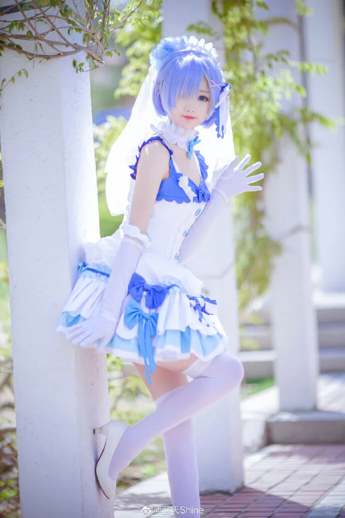 從零開始蕾姆花嫁cos,美萌可愛 cn羽天Shine [12P]