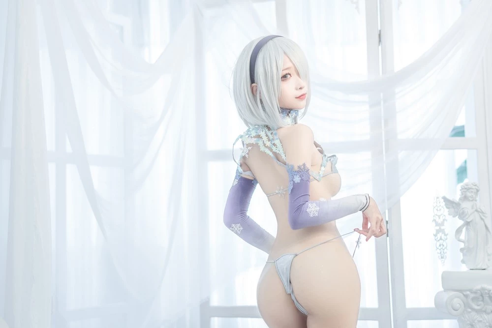 [Cosplay] [蠢沫沫momo-][Cosplay][2b 冰雪]60P [14 January 2022]