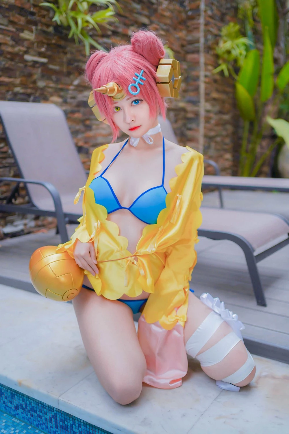 [Cosplay] Arty Huang - FGO Frankenstein swimsuit [2 sets] [32P] [6 February 2022]