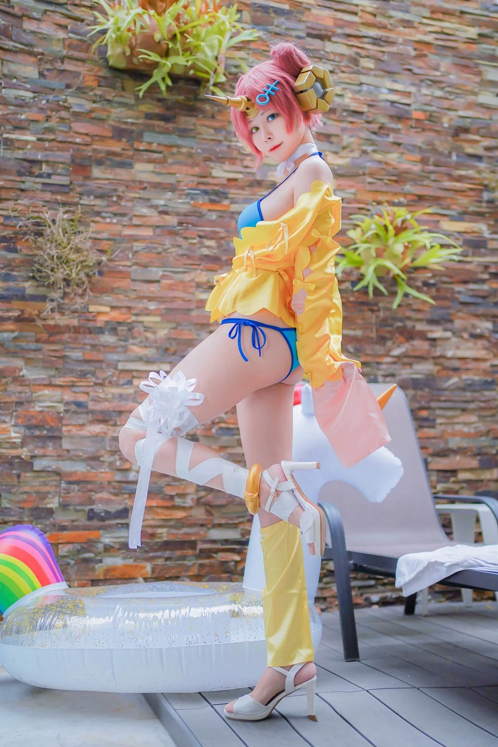 [Cosplay] Arty Huang - FGO Frankenstein swimsuit [2 sets] [32P] [6 February 2022]