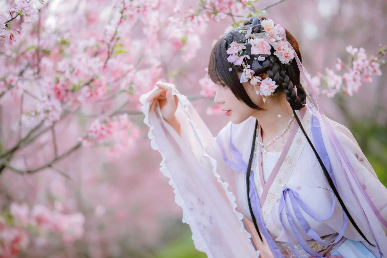 Nyako喵子 櫻花漢服 花神祈願