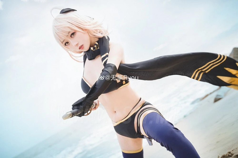 [無箏Ryou] 沖田總司cosplay和最終幻想7蒂法·洛克哈特