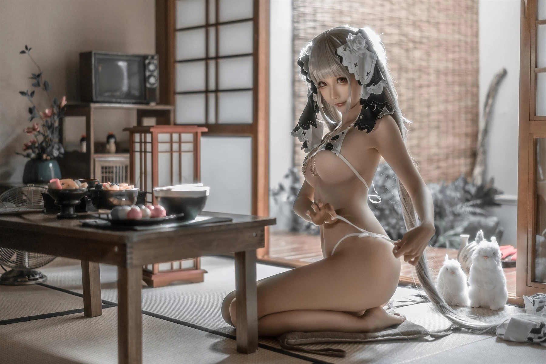 蠢沫沫 Cosplay 可畏婚紗紳士版