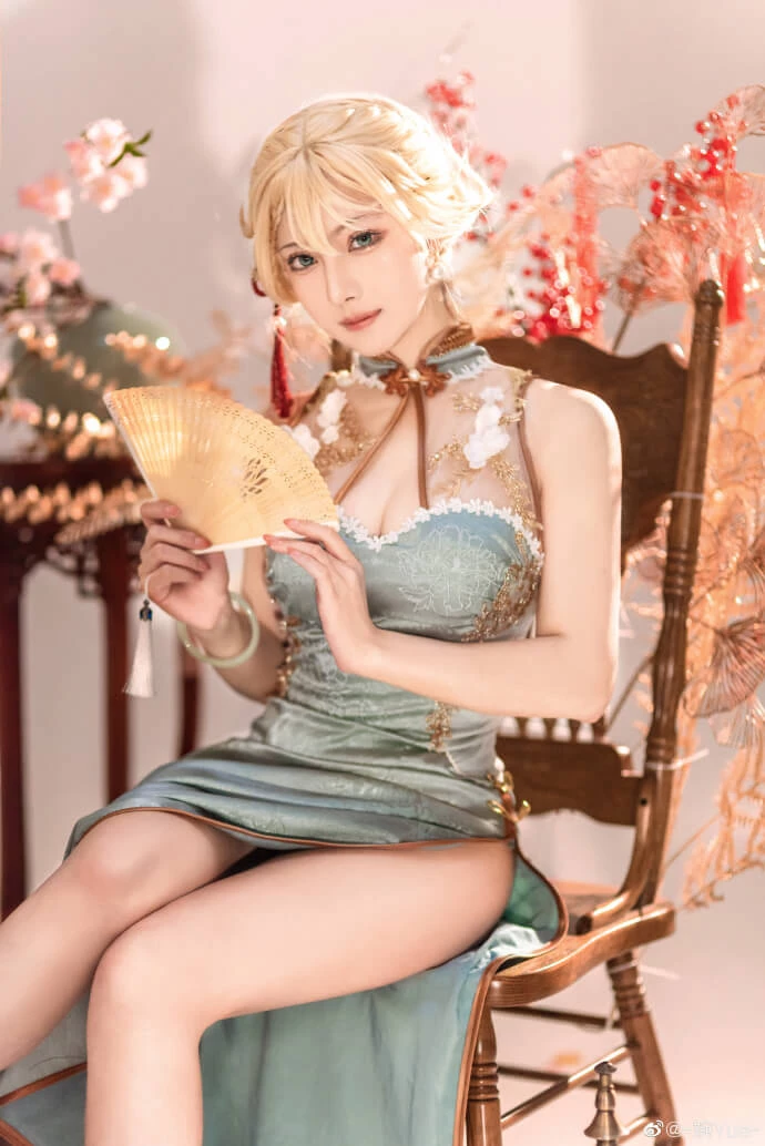 少女前線G36玉甌立旗袍cos細雪吟春 cn-婉Yue- [9P]