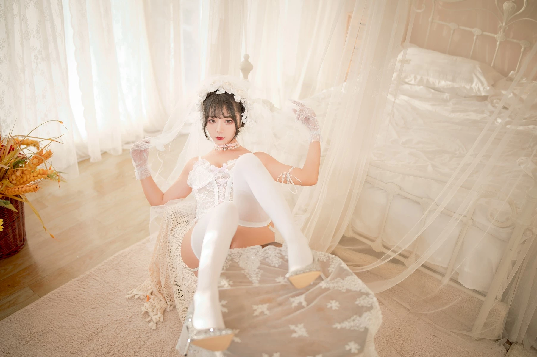 Cosplay Yuuhui玉匯 純白花嫁