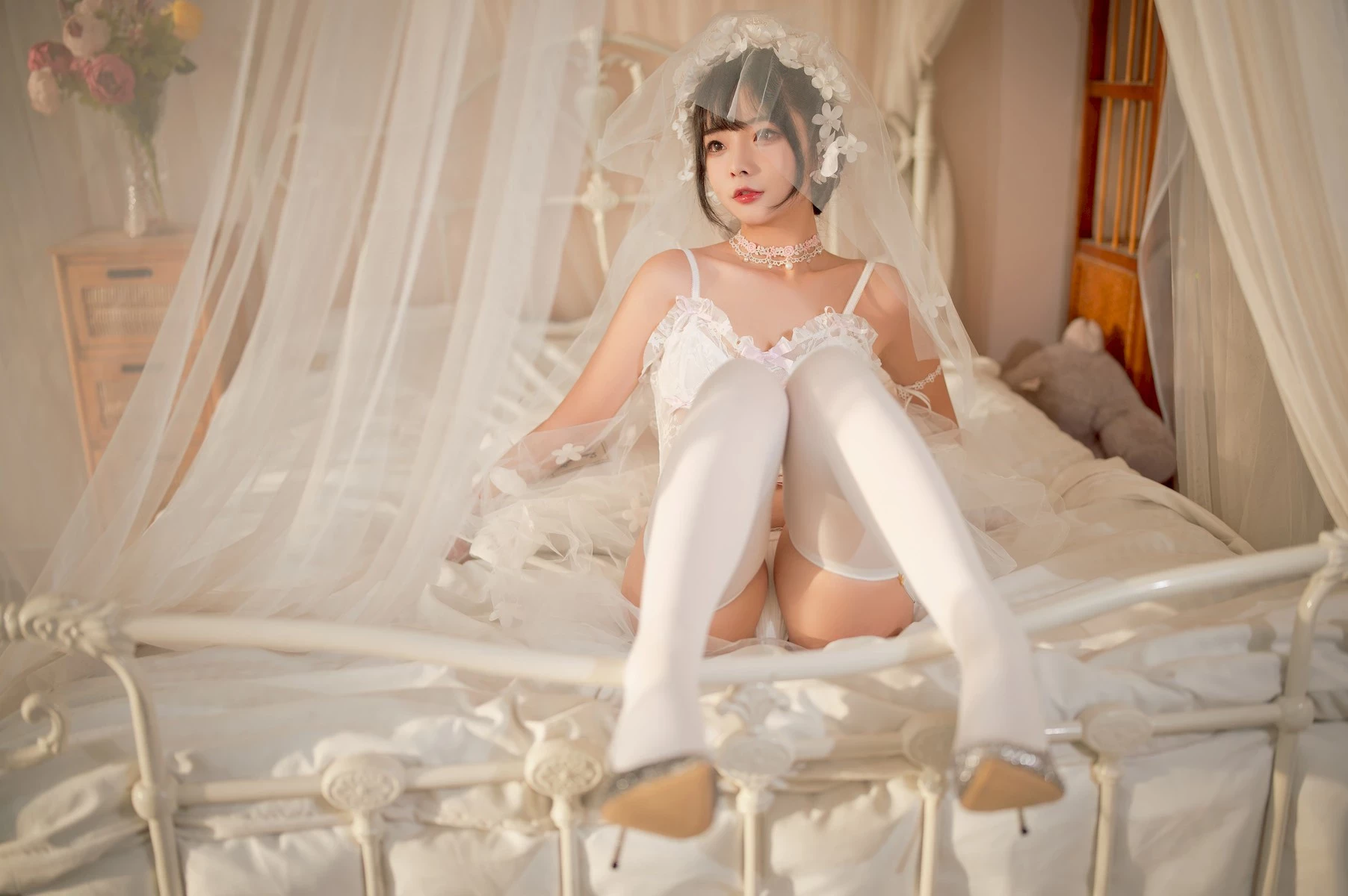 Cosplay Yuuhui玉匯 純白花嫁