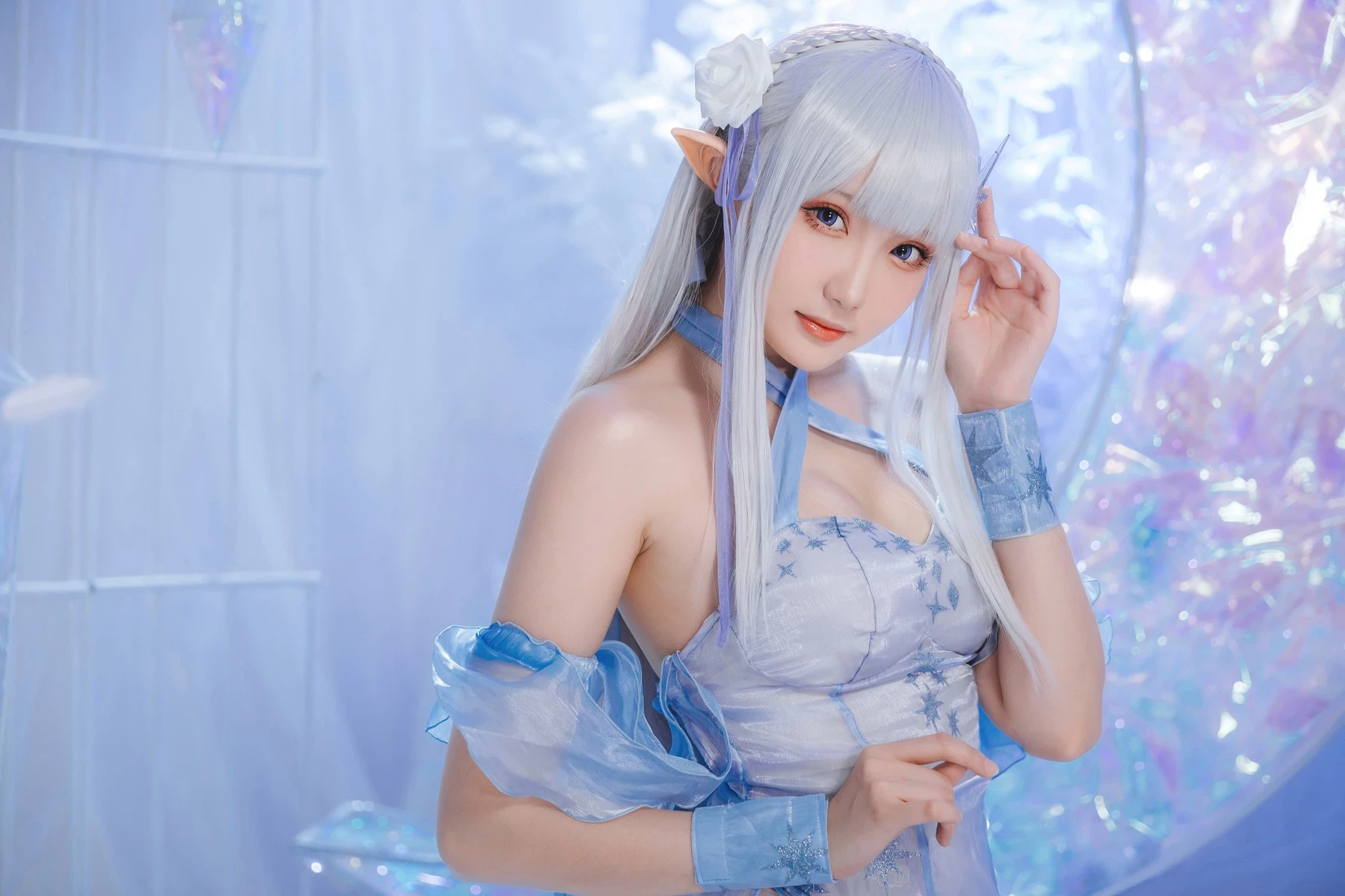 Cosplay 瓜希醬 愛蜜莉雅 水晶禮服