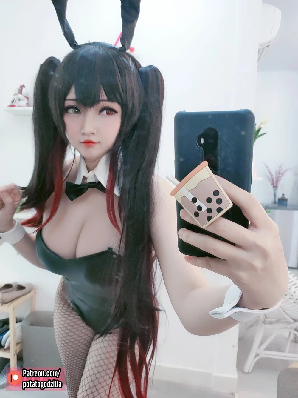 Potato Godzilla - Kurumi Tokisaki Bunny Girl