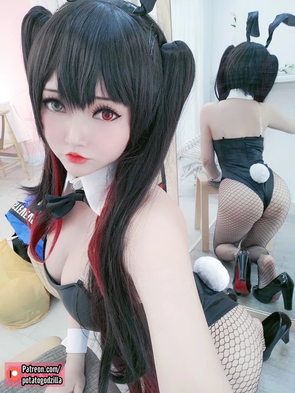 Potato Godzilla - Kurumi Tokisaki Bunny Girl