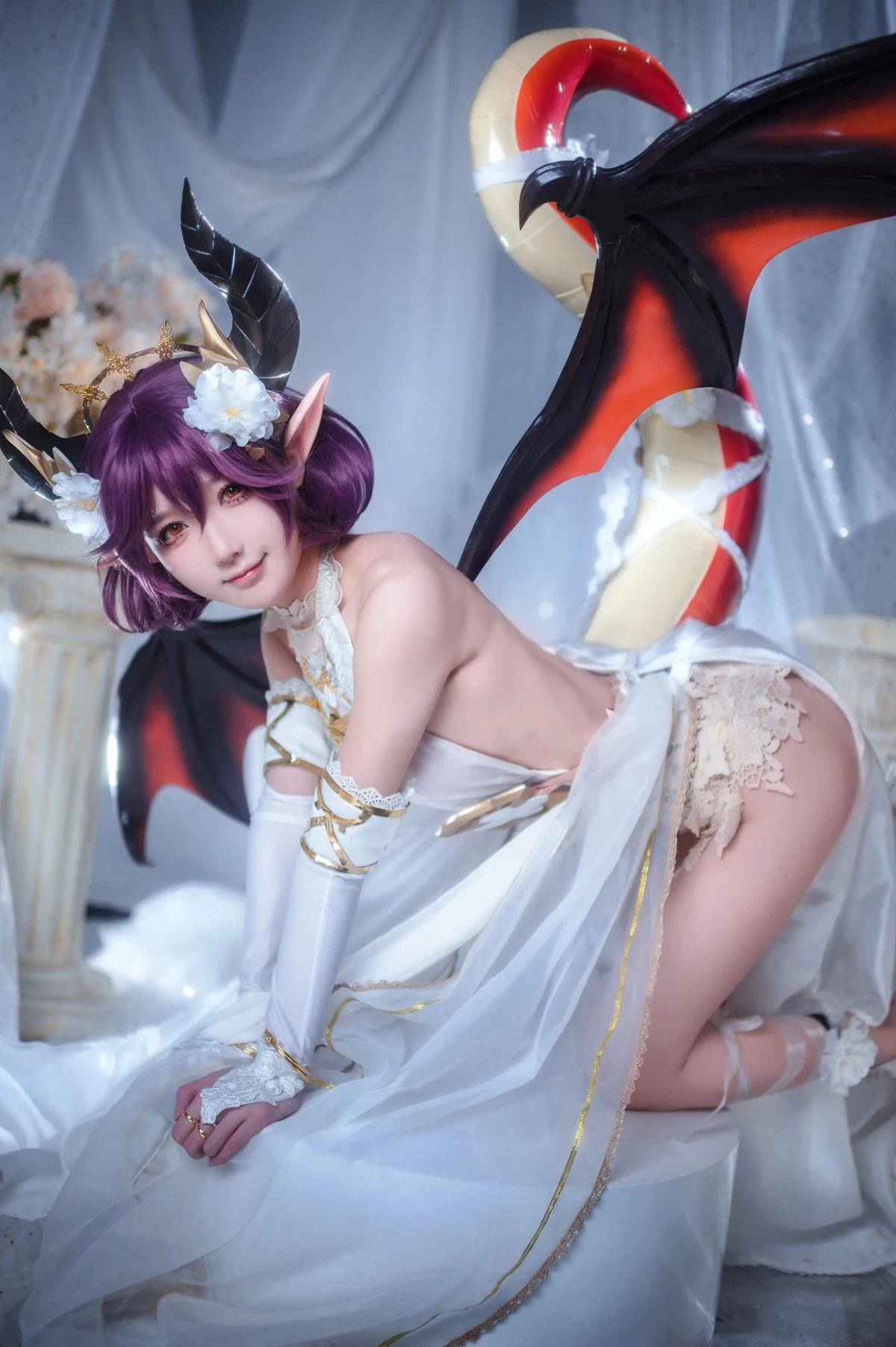 阿包也是兔娘 Cosplay 碧藍幻想古蕾婭 龍娘