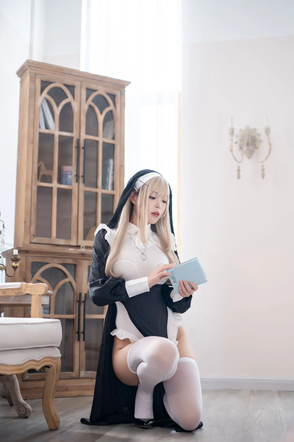 白燁 Cosplay 禁x欲修女