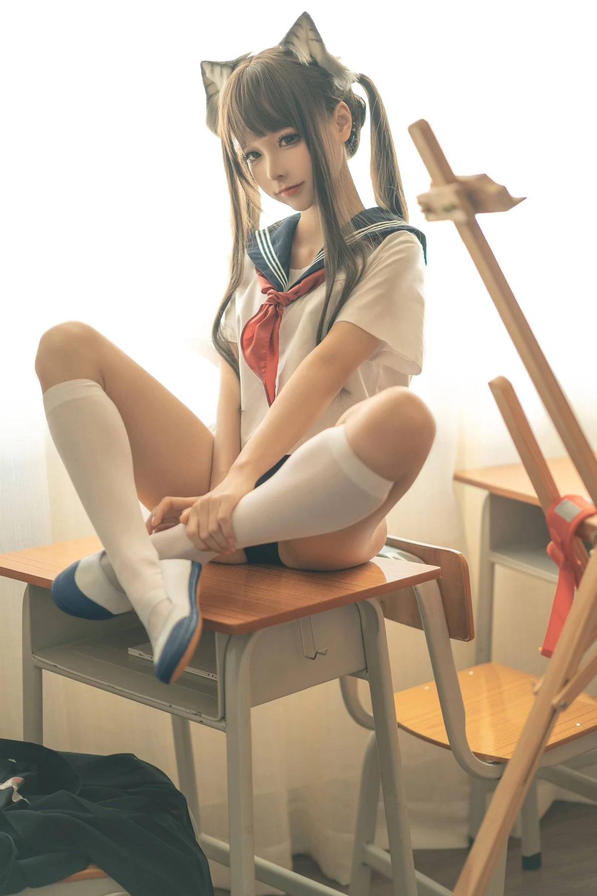 蠢沫沫 Cosplay 放學後