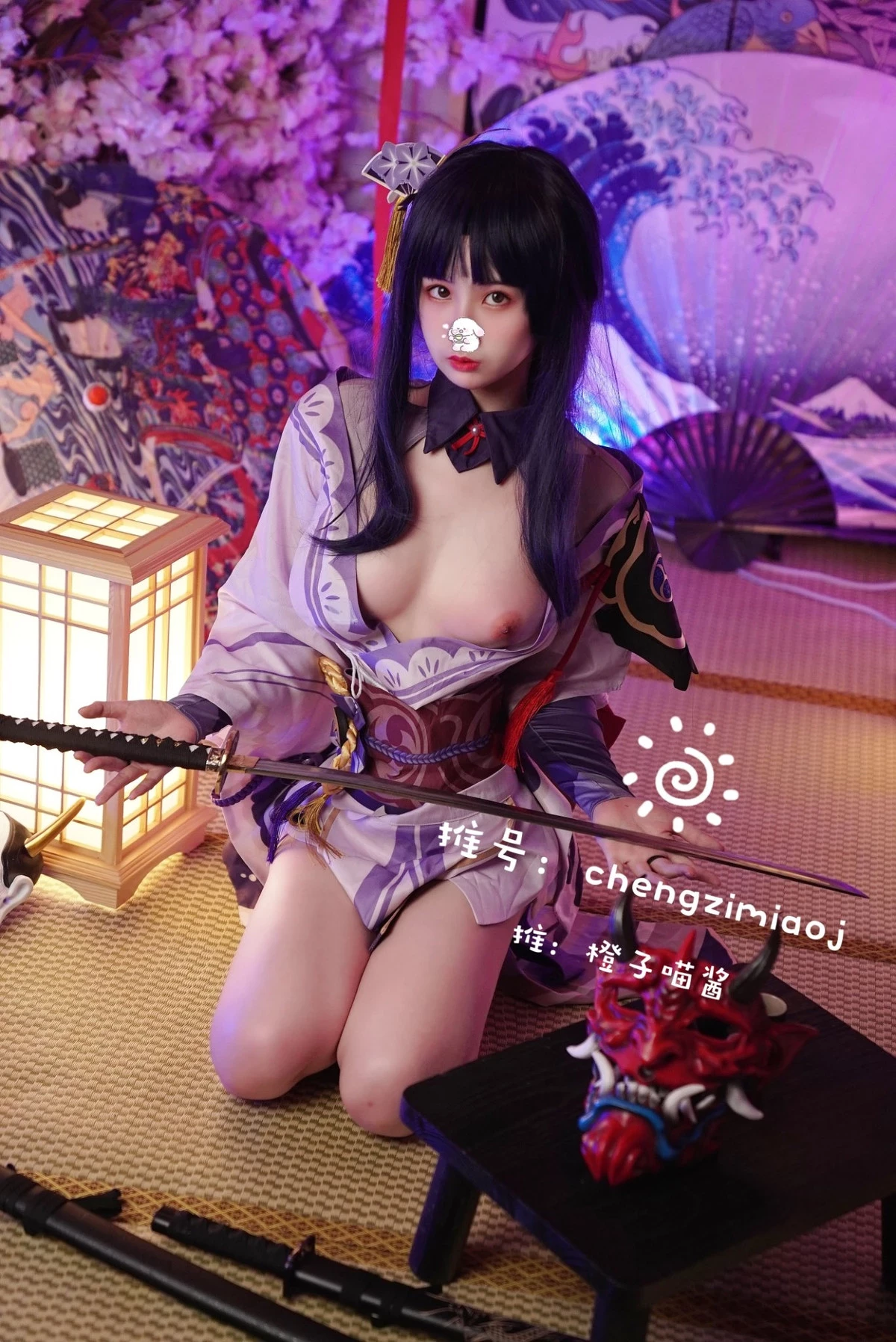 橙子喵醬 Cosplay 雷神