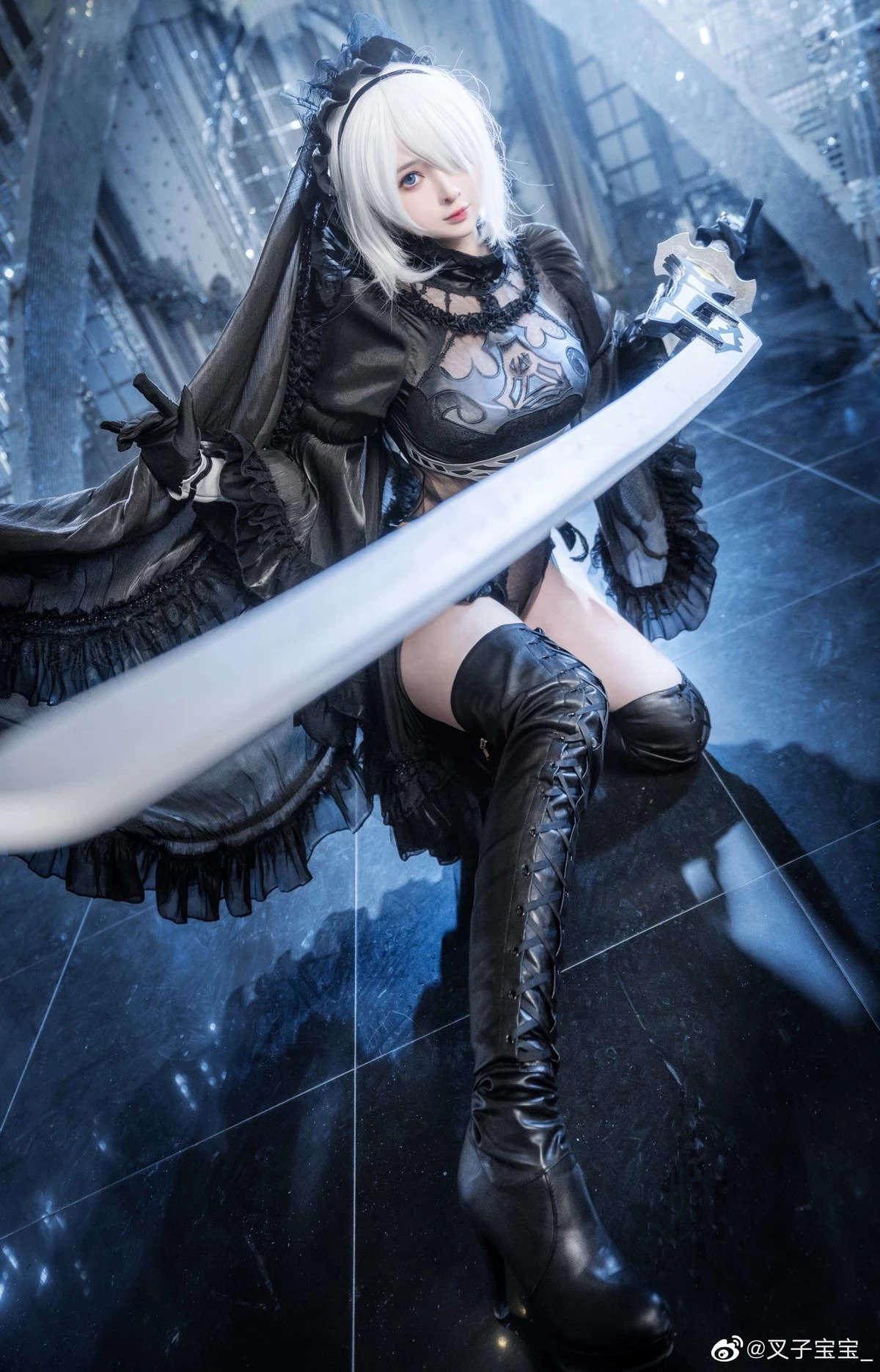 叉子寶寶 Cosplay 2B 尼爾機械紀元