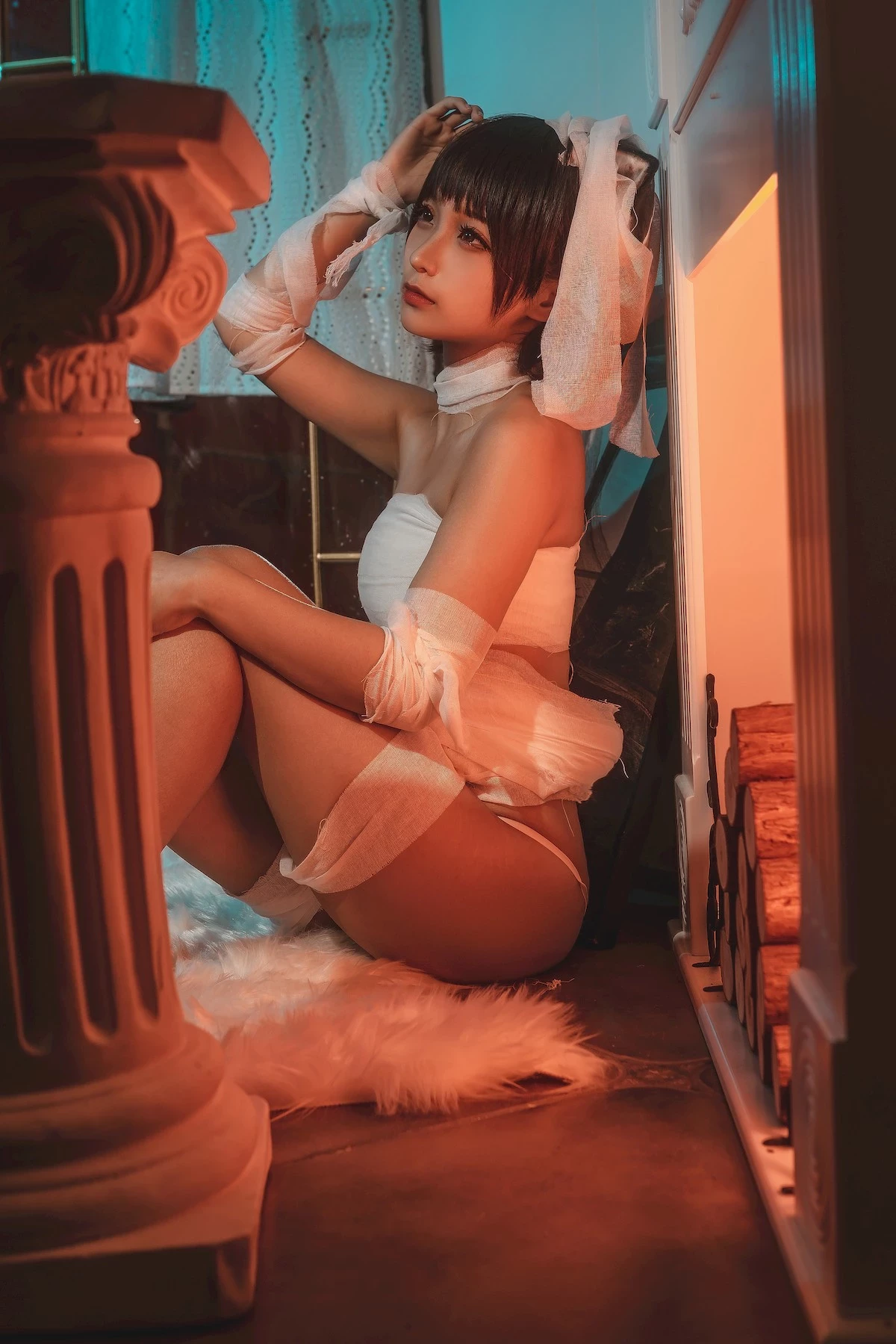 蠢沫沫 Cosplay 繃帶貓