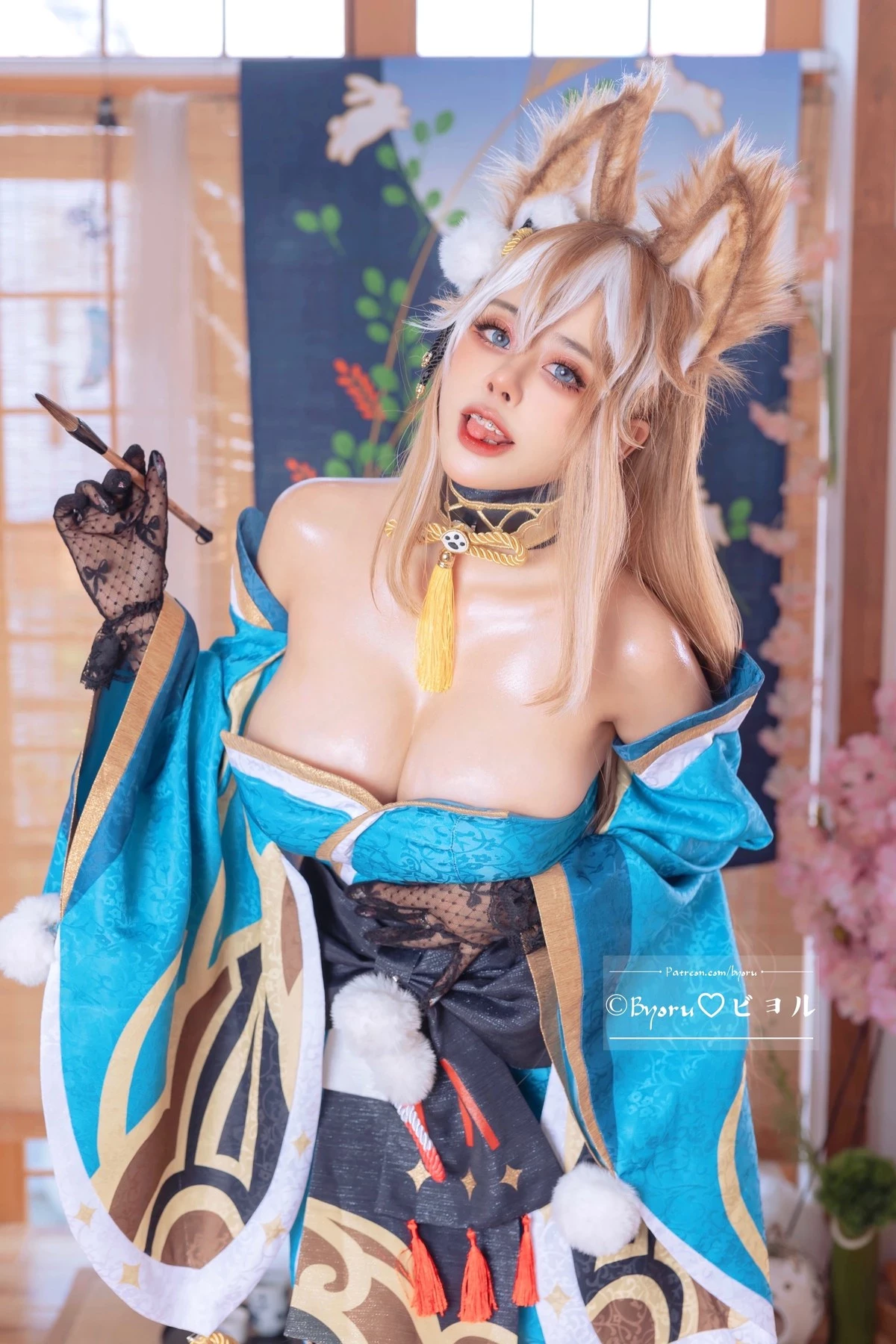 蘿莉Byoru Cosplay Miss Hina Genshin Impact