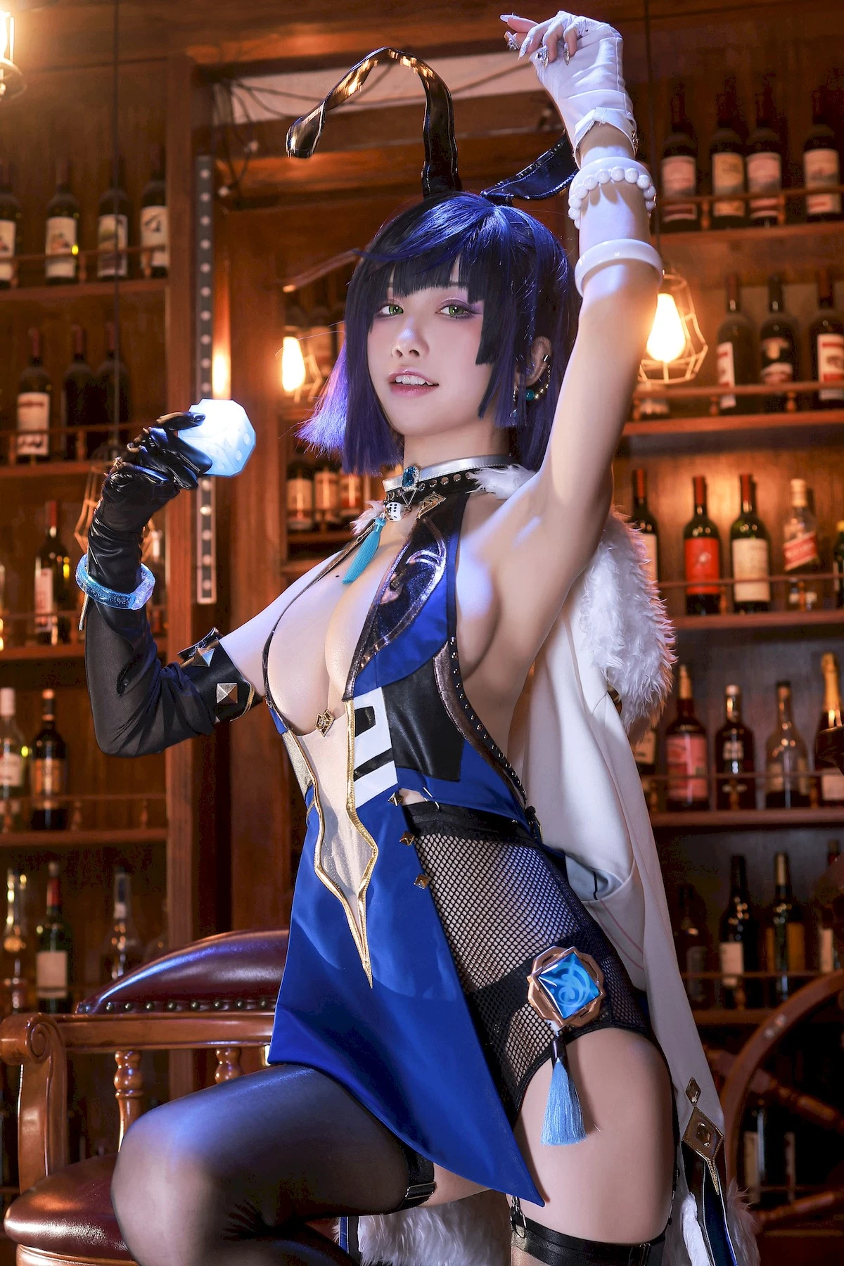 水淼aqua Cosplay 夜蘭 Yelan Vol.02