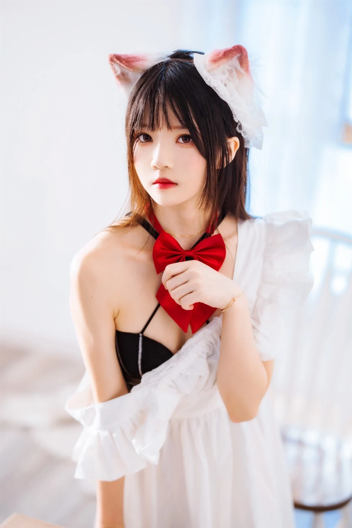 桜桃喵 Cosplay 長裙妹抖