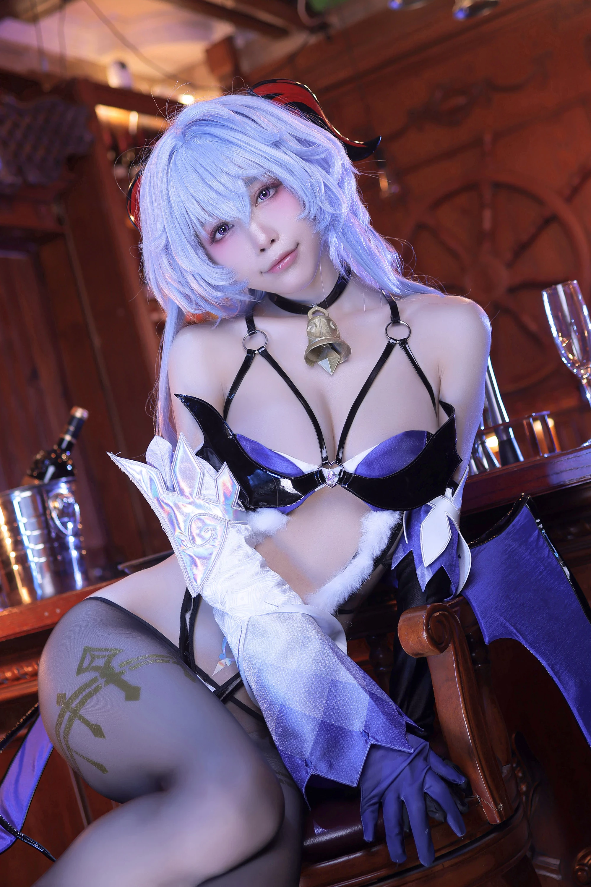 原神 甘雨 魅魔 CN：水淼Aqua - Ganyu Succubus [75P]