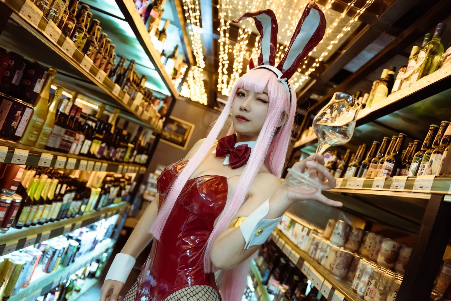 機智的嗶啵 Cosplay Zero Two Bunnygirl