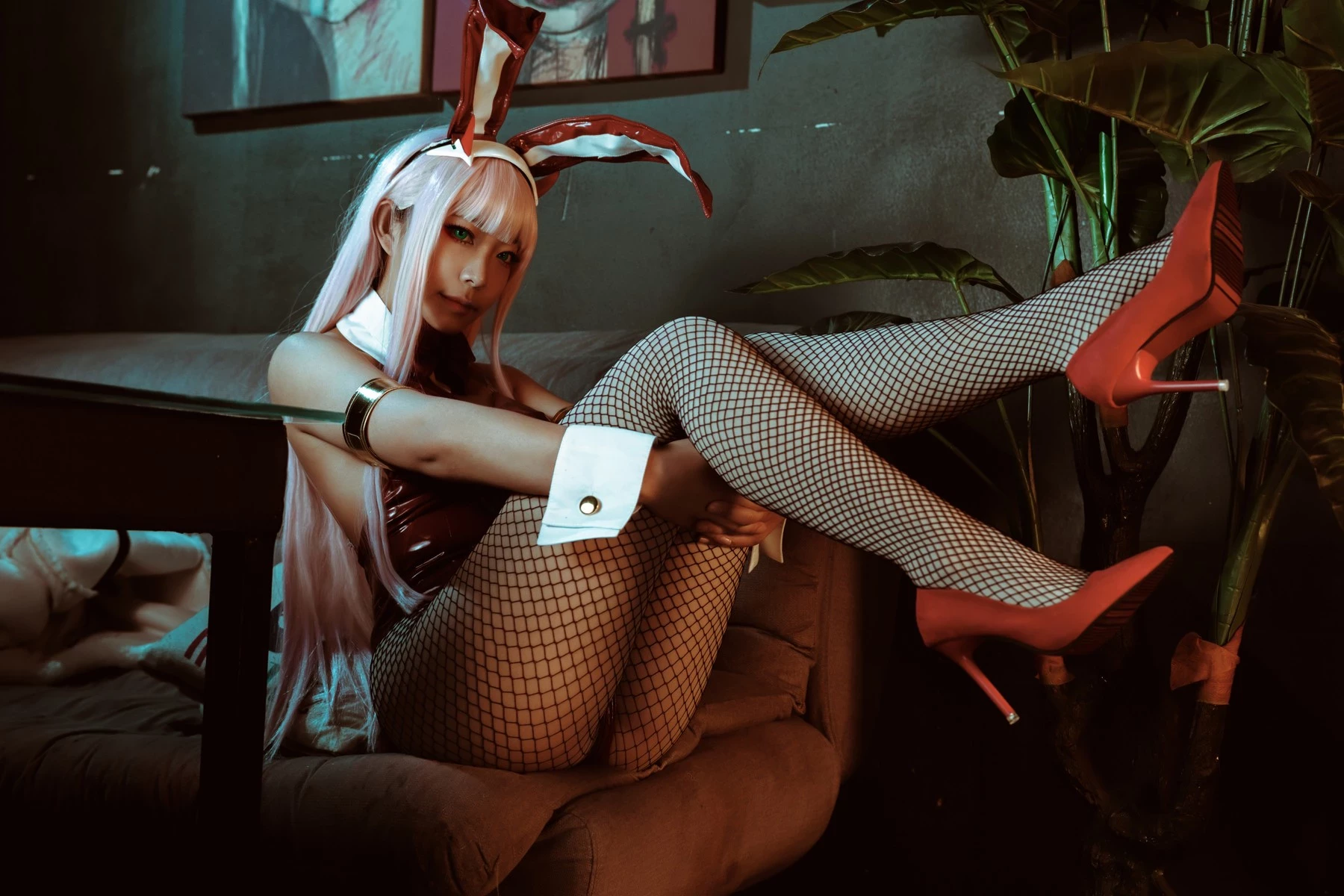 機智的嗶啵 Cosplay Zero Two Bunnygirl