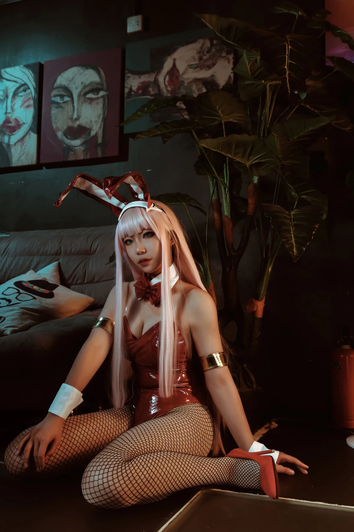 機智的嗶啵 Cosplay Zero Two Bunnygirl