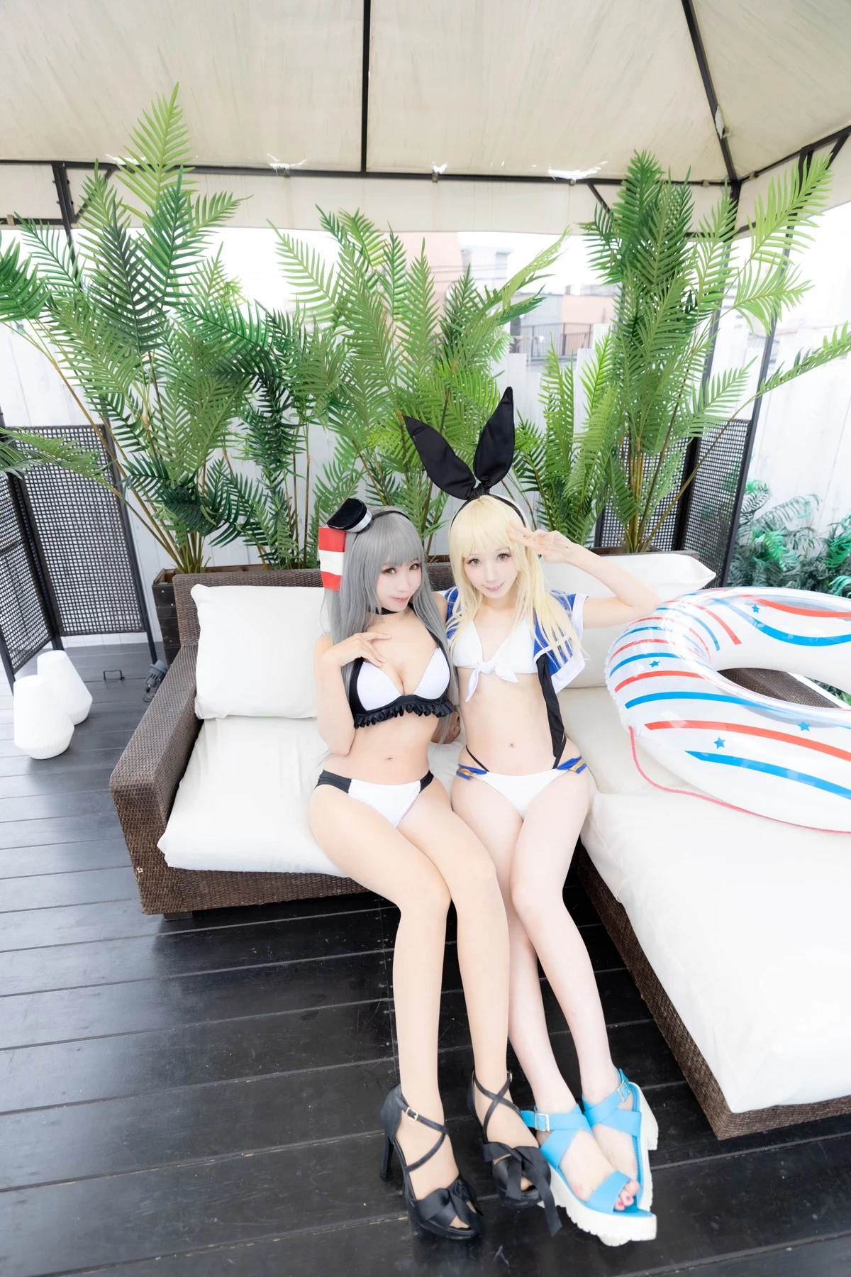 [Air Comiket 2] Shimakaze & Amatsukaze Swimsuit - Zekazeka 2