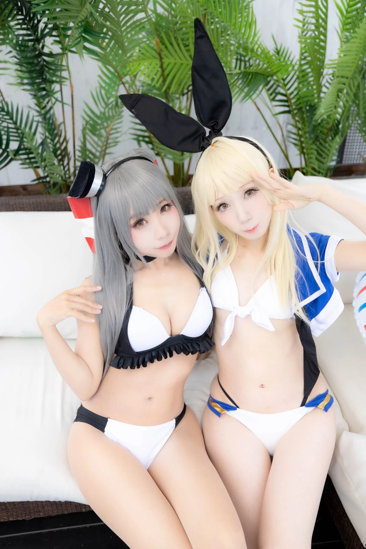 [Air Comiket 2] Shimakaze & Amatsukaze Swimsuit - Zekazeka 2