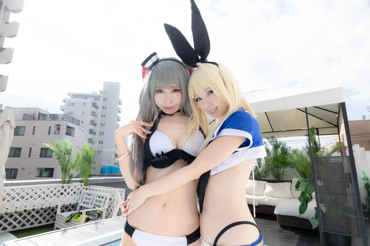 [Air Comiket 2] Shimakaze & Amatsukaze Swimsuit - Zekazeka 2