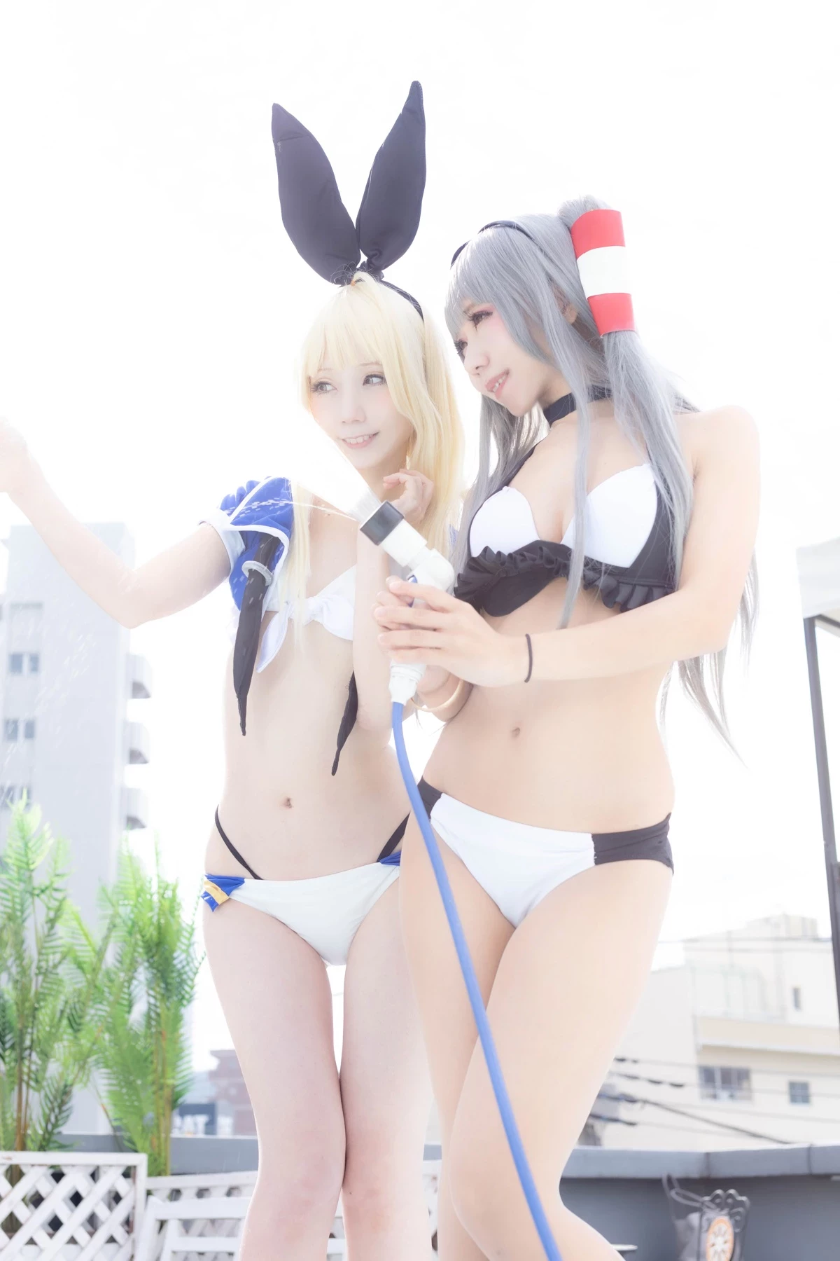 [Air Comiket 2] Shimakaze & Amatsukaze Swimsuit - Zekazeka 2