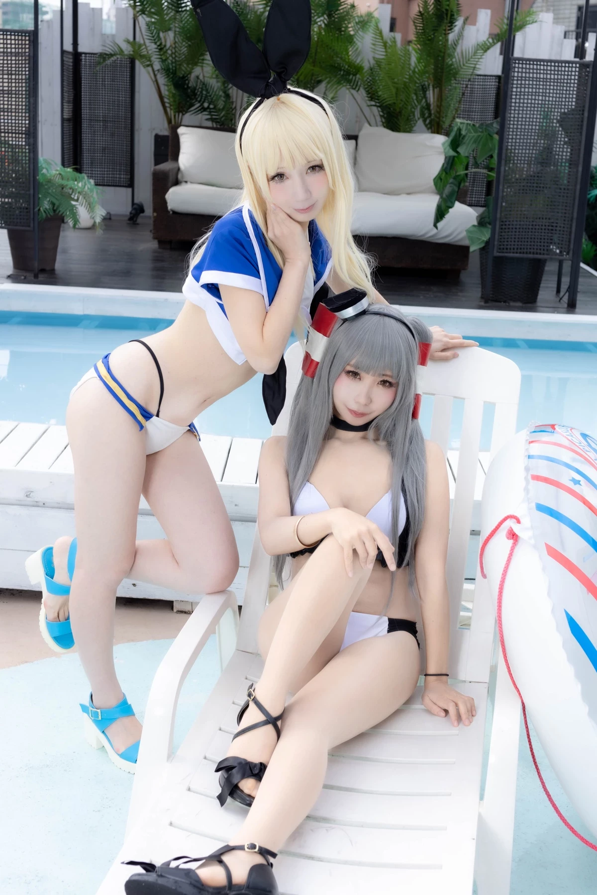 [Air Comiket 2] Shimakaze & Amatsukaze Swimsuit - Zekazeka 2