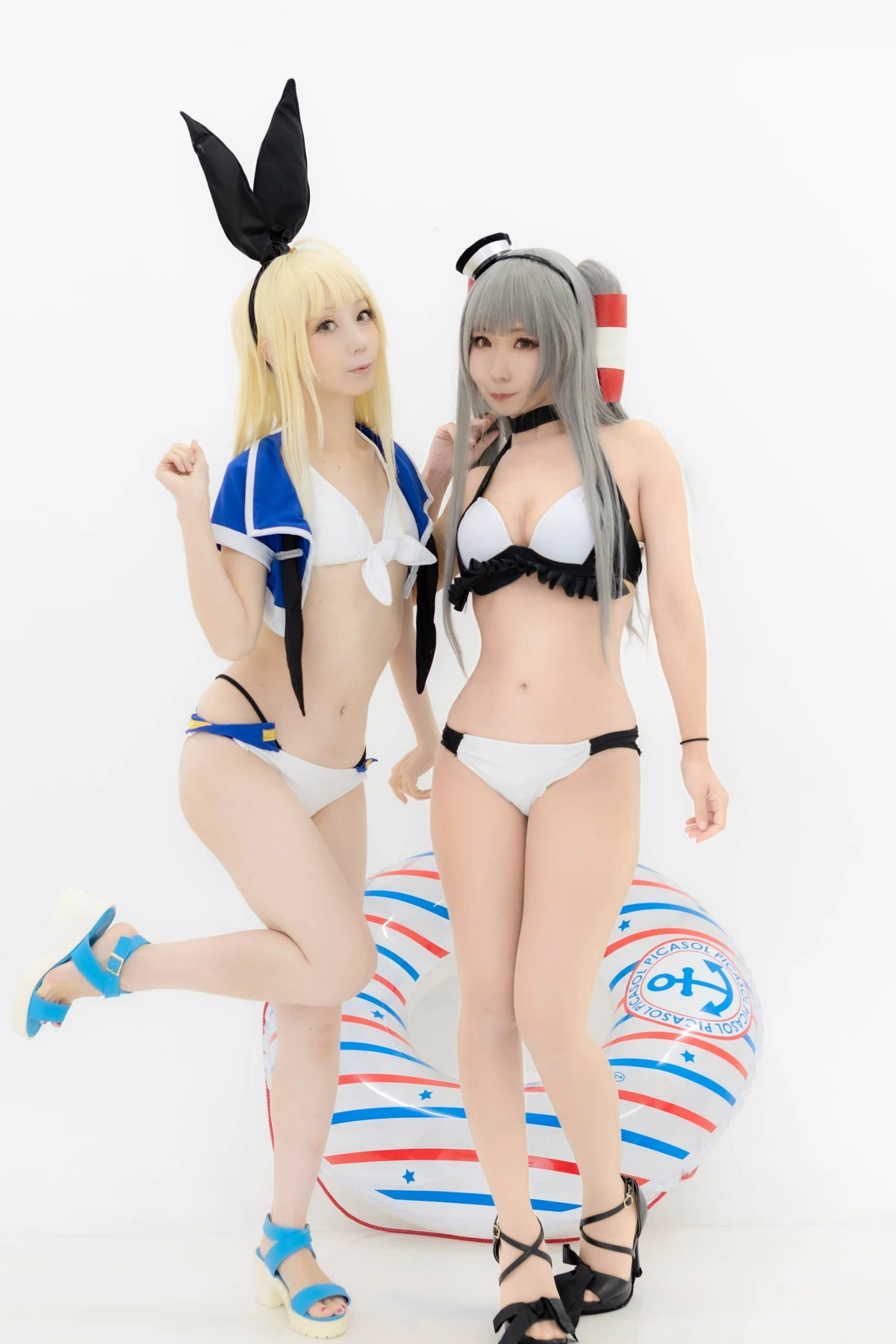 [Air Comiket 2] Shimakaze & Amatsukaze Swimsuit - Zekazeka 2