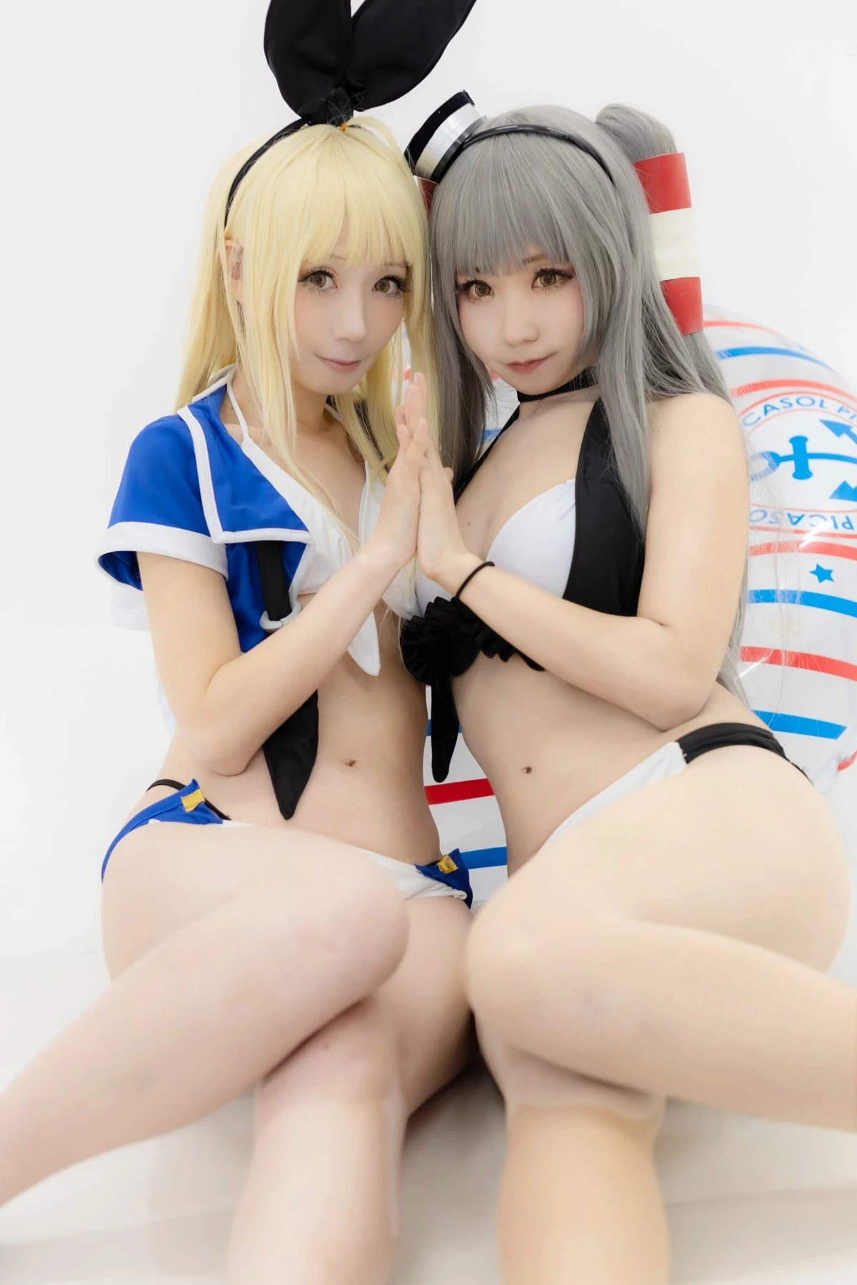 [Air Comiket 2] Shimakaze & Amatsukaze Swimsuit - Zekazeka 2