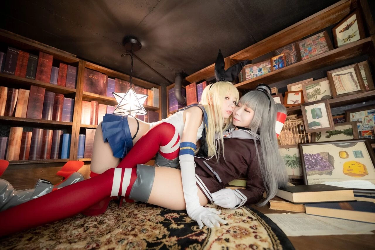 [Air Comiket 2] Shimakaze & Amatsukaze Swimsuit - Zekazeka 2