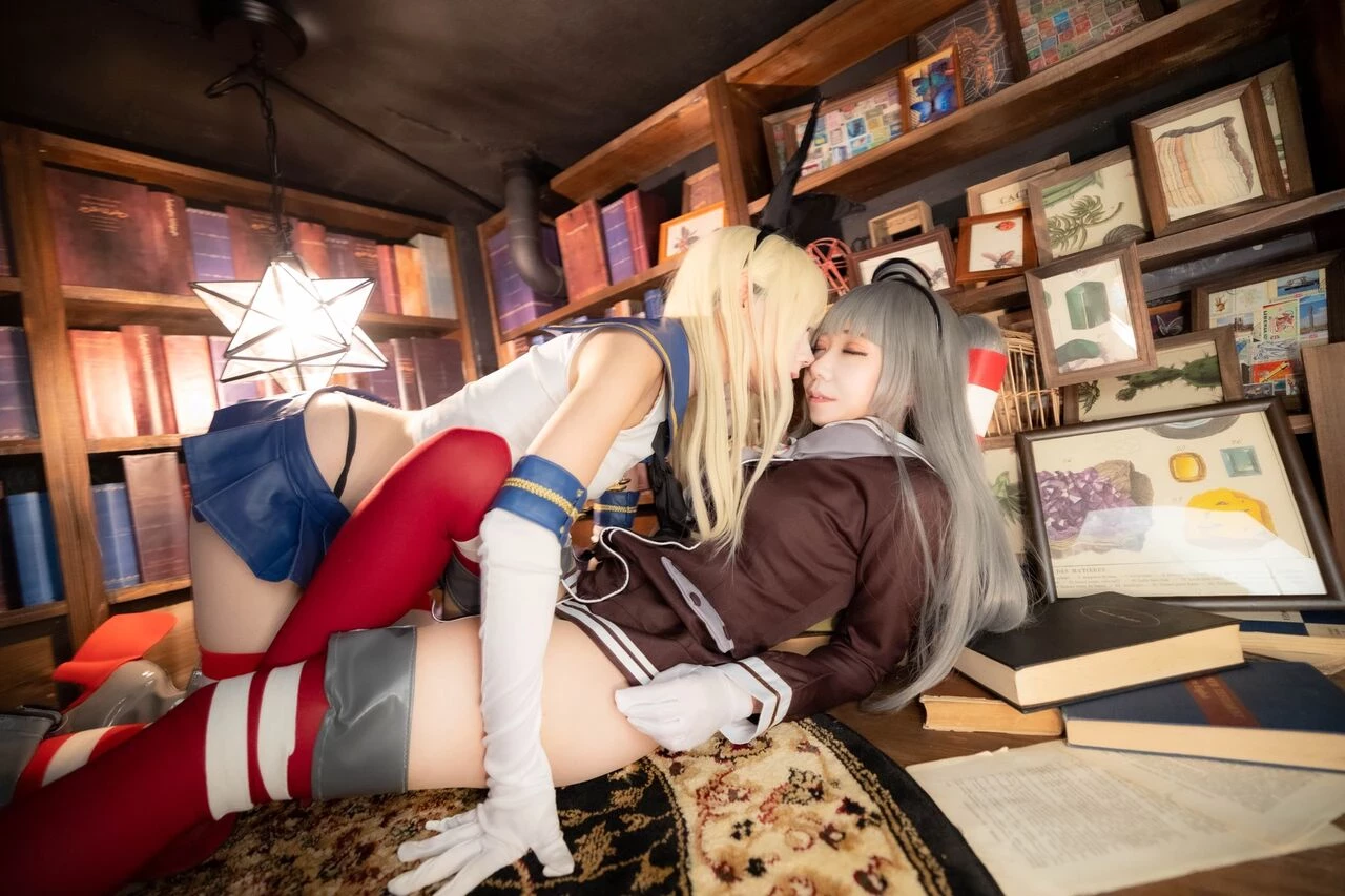 [Air Comiket 2] Shimakaze & Amatsukaze Swimsuit - Zekazeka 2