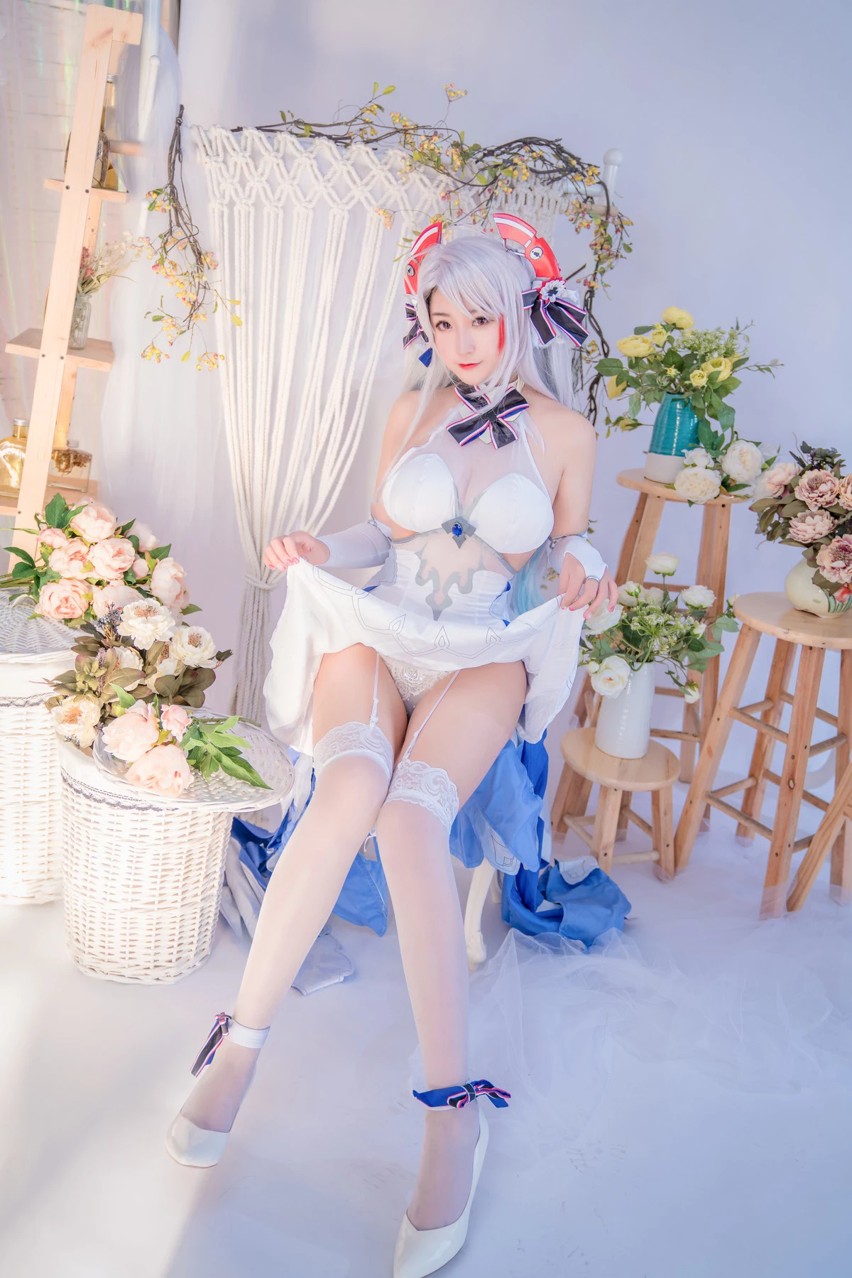 Cosplay 貓九醬Sakura 碧藍誓約 Set.01