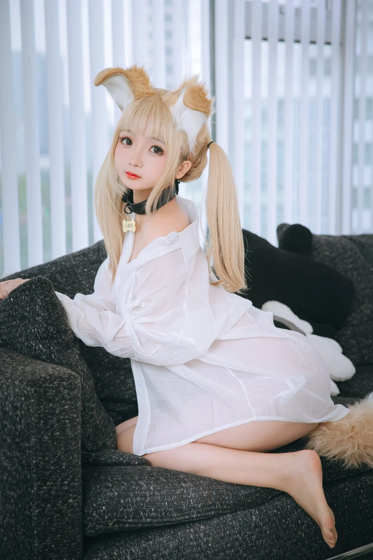 Cosplay 日奈嬌 襯衫小狗 Set.02