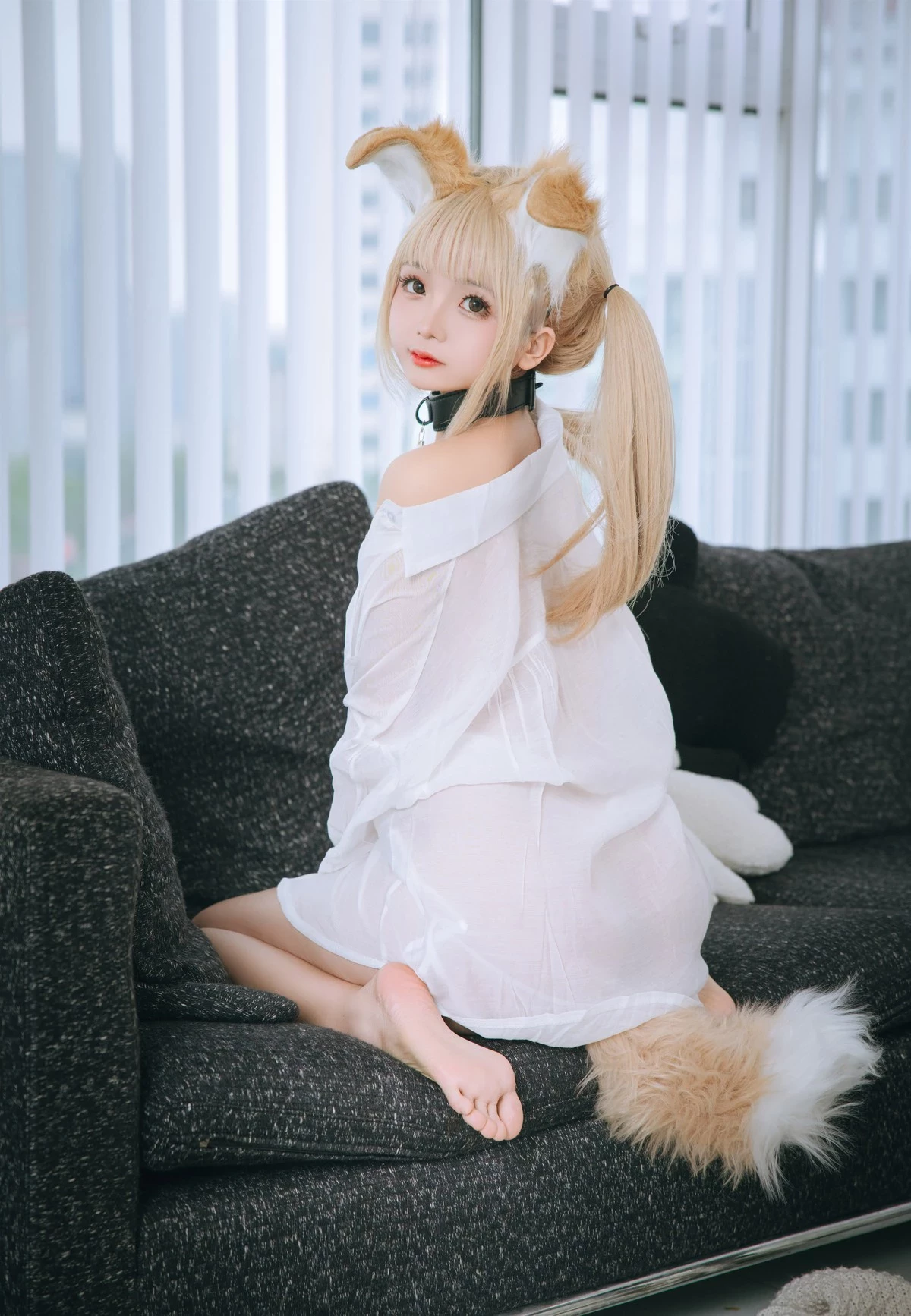 Cosplay 日奈嬌 襯衫小狗 Set.02