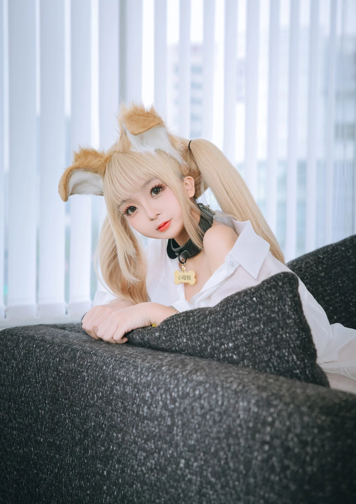 Cosplay 日奈嬌 襯衫小狗 Set.02