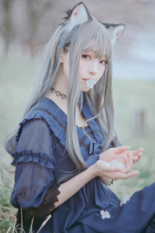 Cosplay 黏黏糰子兔 甘雨魅魔