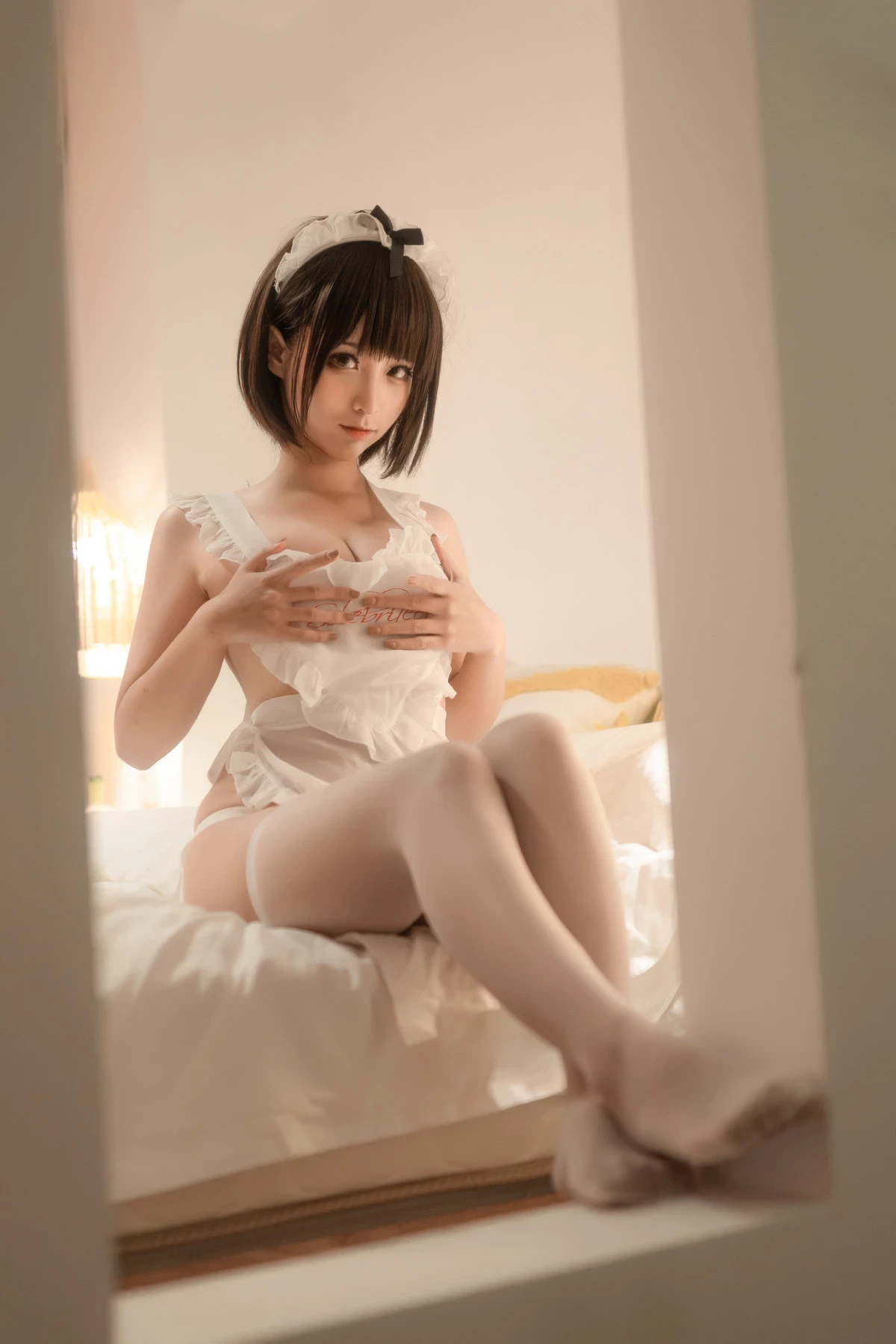 Cosplay 蠢沫沫 Chunmomo 沫沫真愛版 愛心圍裙