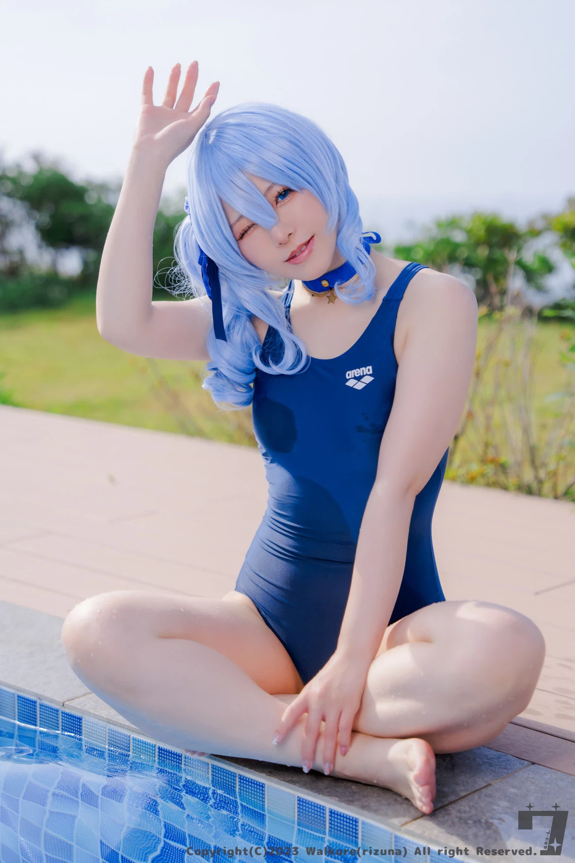 Rizuna - Hoshimachi Suisei school swimsuit