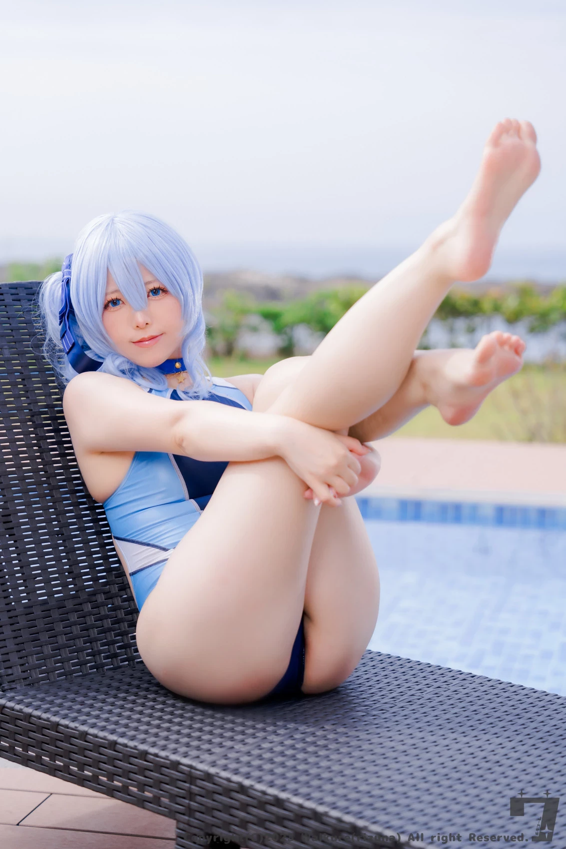 Rizuna - Hoshimachi Suisei school swimsuit