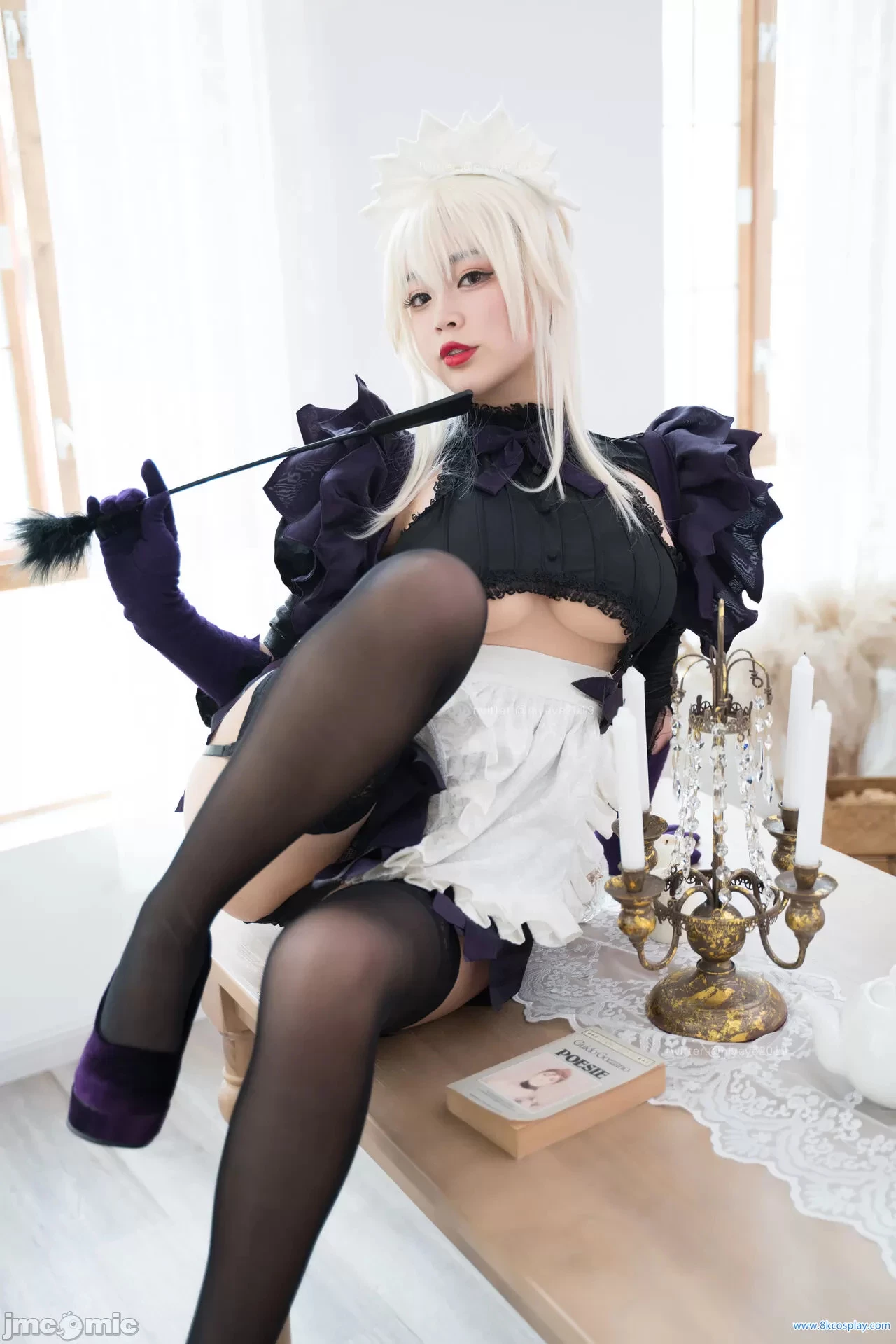 [白燁] 黑槍呆女僕 FGO Alter Saber Maid [50P]