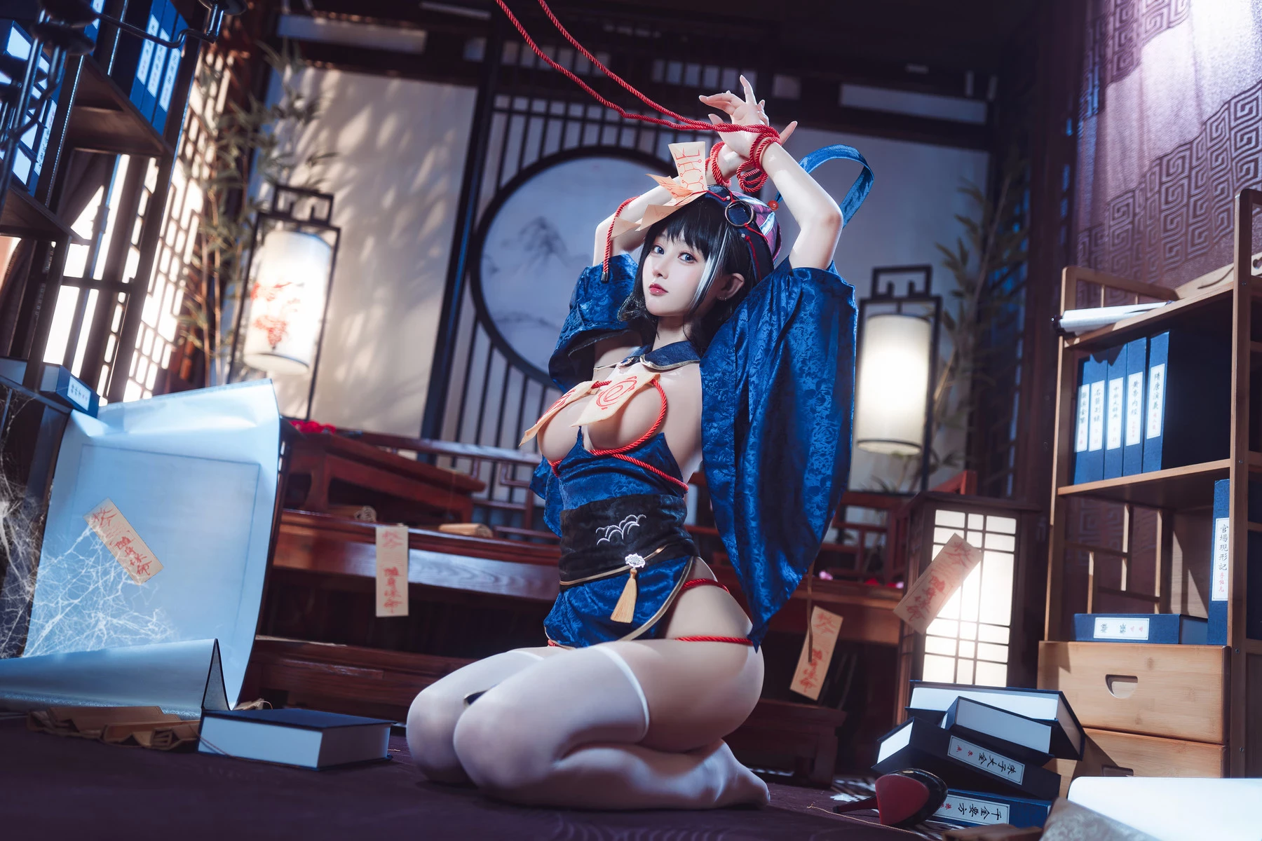 Cosplay 羽生三未 華甲歡慶殭屍三未全